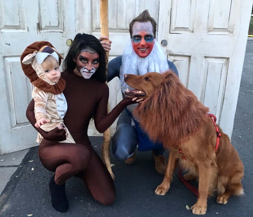 Lion King Family Halloween Costumes Mr + Mrs Smith